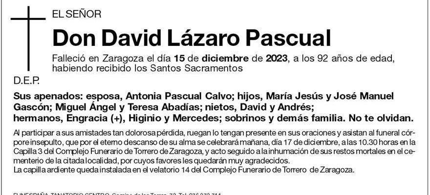 David Lazaro Pascual