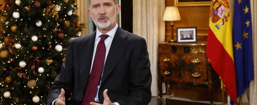 Felipe VI soulignera dans son discours de Noel lunite de