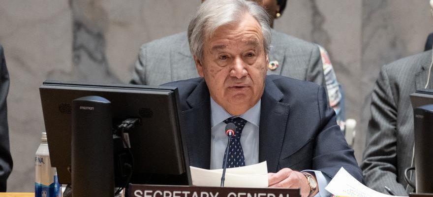 Guterres invoque larticle 99 de la Charte des Nations Unies