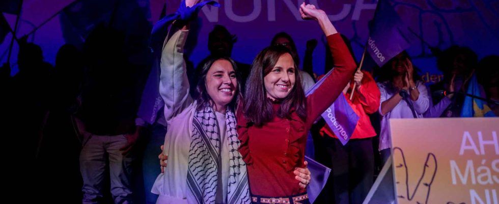 Irene Montero sera a la tete de la liste Podemos