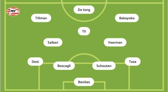 Le PSV debute avec Veerman Schouten et Tillman dans le