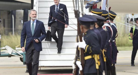 Le Roi rencontre Javier Milei au ministere argentin des Affaires