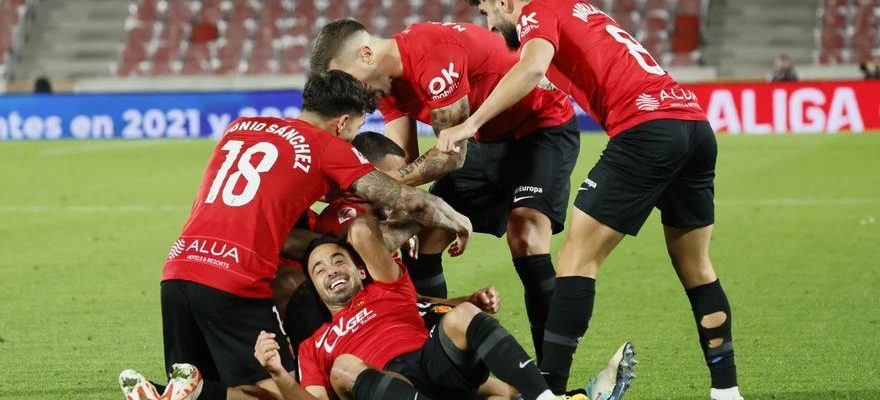 Majorque celebre une victoire subie contre Osasuna a Son Moix