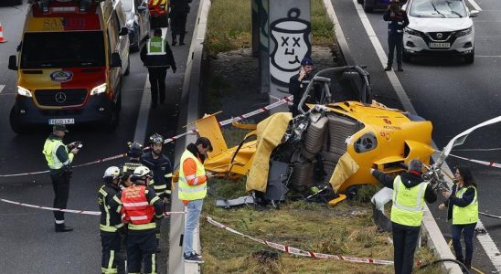 TROIS BLESSES Nouvelles images de lhelicoptere qui sest ecrase