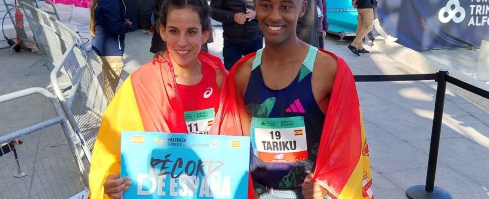 Tariku Novales et Majida Maayouf battent les records dEspagne au
