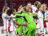 Ajax Vrouwen bereikt kwartfinales Champions League na zinderende ontknoping