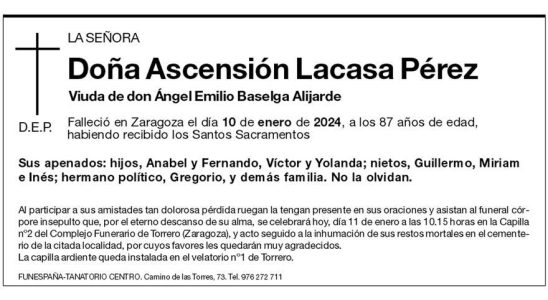Ascension Lacasa Perez