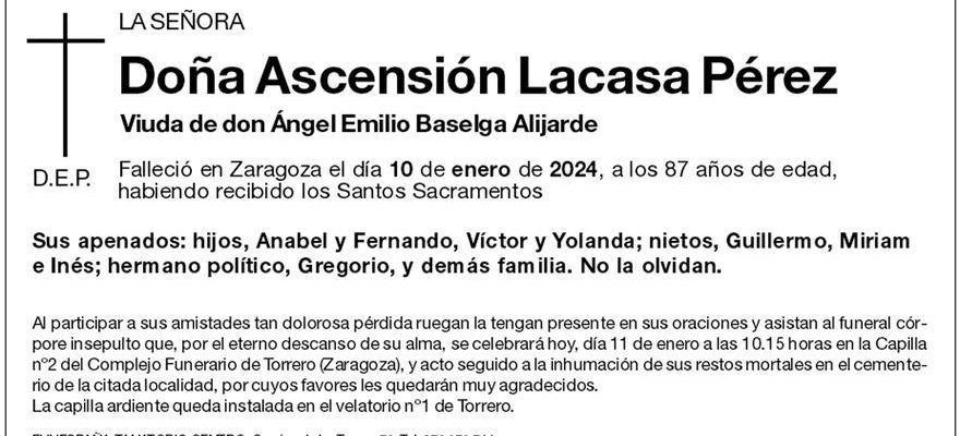 Ascension Lacasa Perez