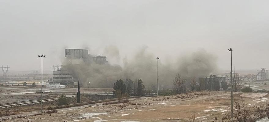 Endesa dynamite la derniere chaudiere de la centrale electrique dAndorre