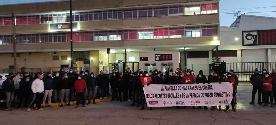 Greve chez Hiab Cranes contre 20 licenciements injustifies