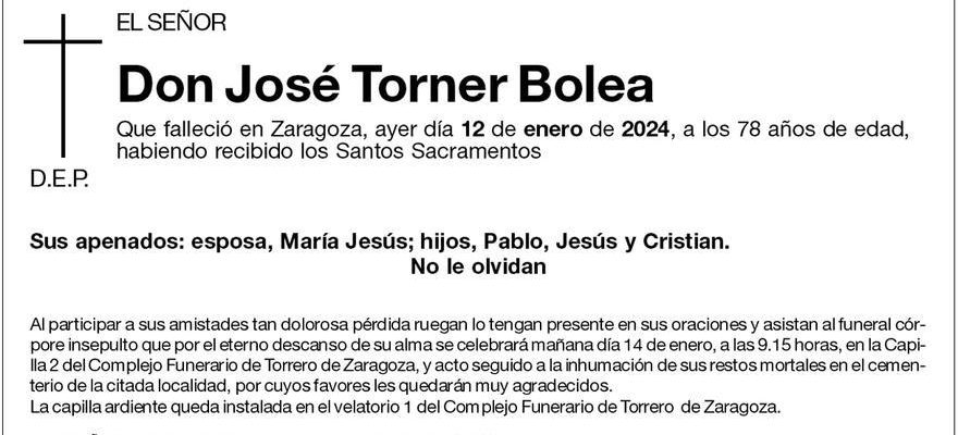 Jose Torner Bolea