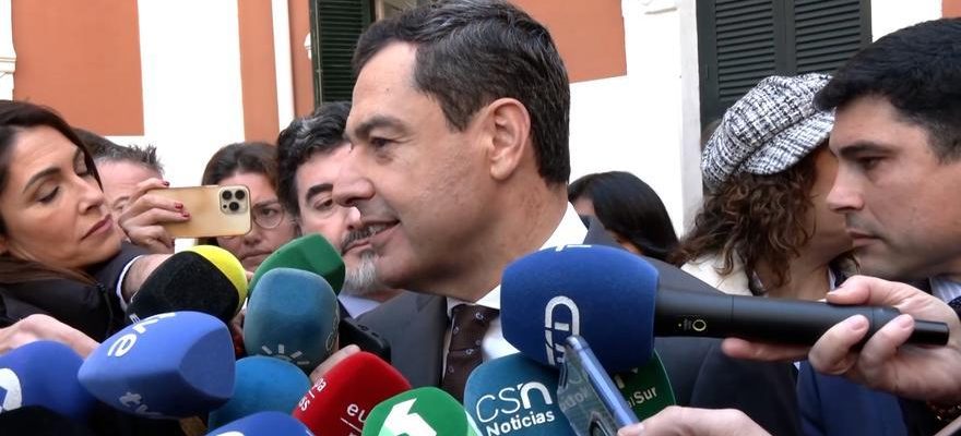 Juanma Moreno sur la ministre de la Sante Si