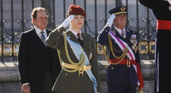 La Princesse Leonor reprend aujourdhui les cours a lAcademie Militaire