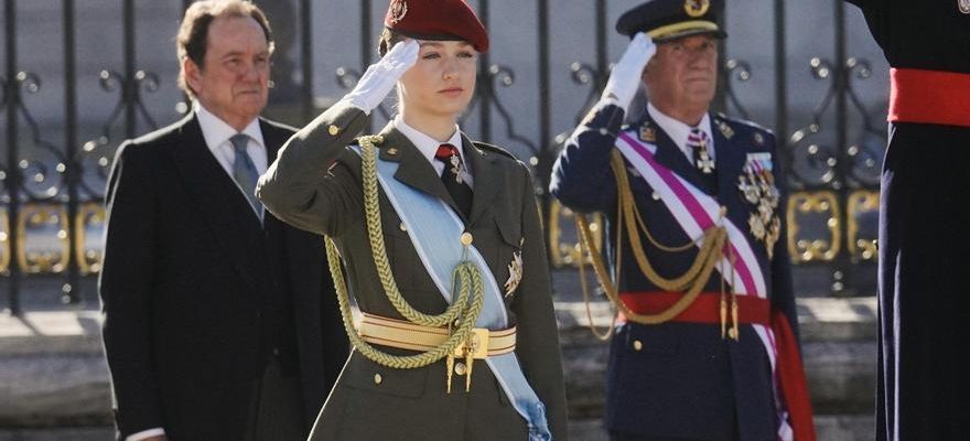 La Princesse Leonor reprend aujourdhui les cours a lAcademie Militaire