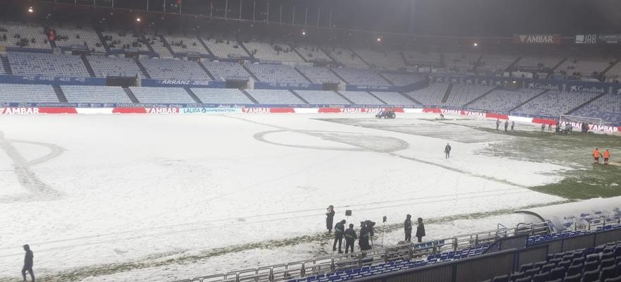 La neige suspend le Real Saragosse Andorre