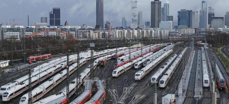 La nouvelle greve des conducteurs de train en Allemagne fait