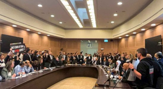 Les proches des otages du Hamas prennent dassaut le Parlement