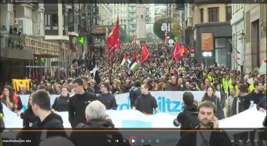 Manifestation massive a Bilbao en faveur des droits des prisonniers