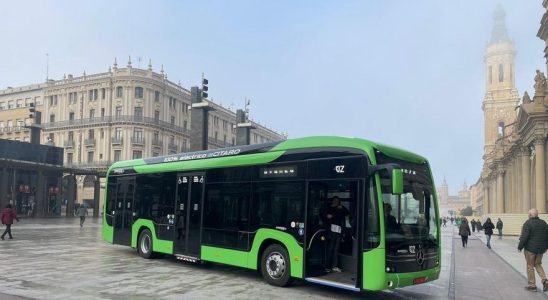 Saragosse presente son nouveau modele de bus urbain electrique