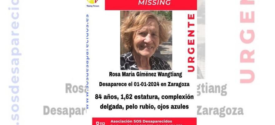 Une femme de 84 ans disparait a Saragosse