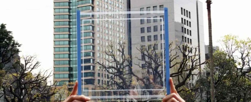 le nouveau verre qui transforme les fenetres en panneaux transparents