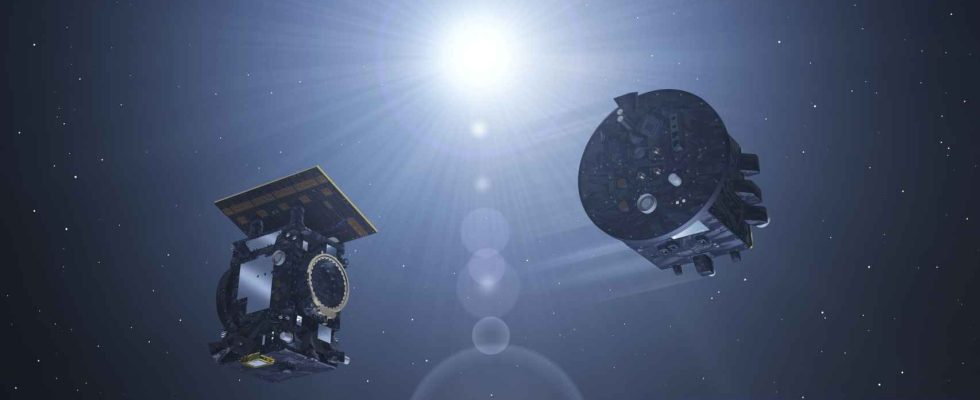 precision millimetrique pour une eclipse de satellite