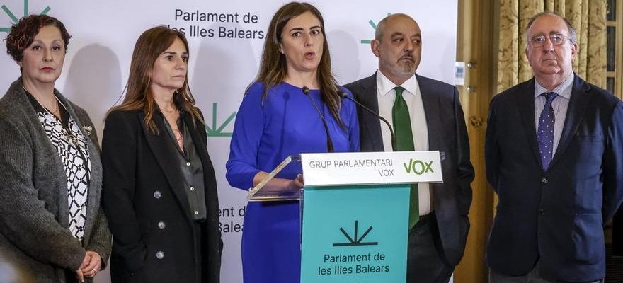 Abascal informe le Parlement des Baleares de lexpulsion des cinq