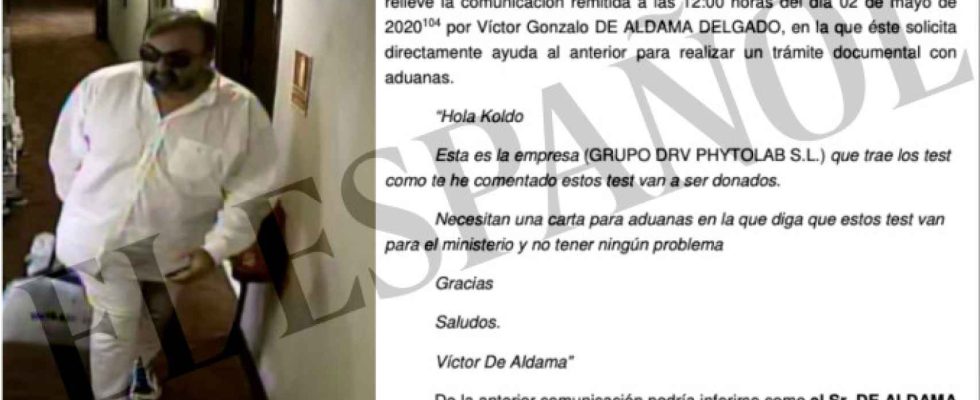 Aldama a demande par email a Koldo dinterceder aupres des