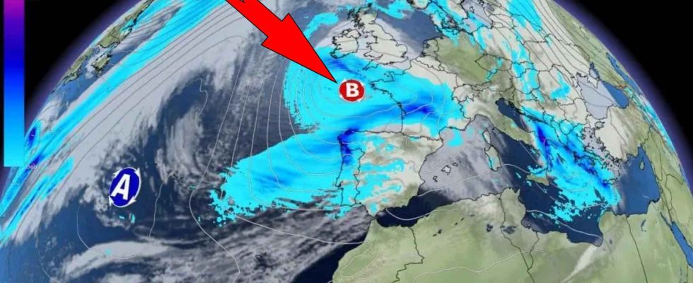 Alerte Aemet aux fortes pluies et aux vents de 130