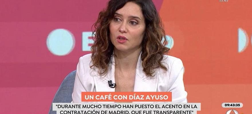 Ayuso accuse Sanchez lors de sa visite a Espejo Publico