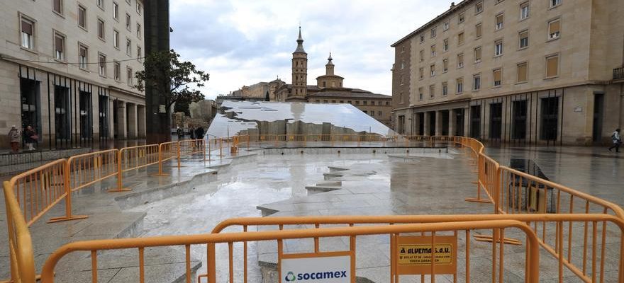 Fontaines Plaza del Pilar a Saragosse