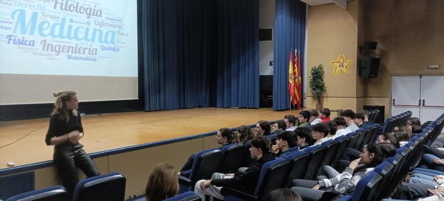 Les eleves de lecole La Salle Gran Via de Saragosse