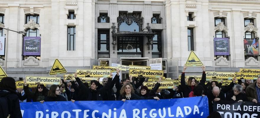 Plus de 200 personnes se rassemblent a Cibeles en reponse