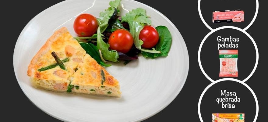 Quiche au saumon