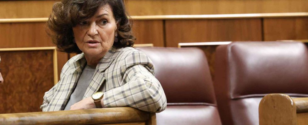 Sanchez voulait Carmen Calvo pour un poste eleve au PSOE