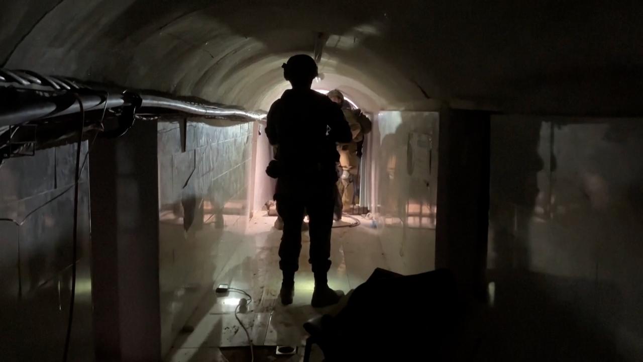 Beeld uit video: Deze plek levert volgens Israël elektriciteit aan tunnels Hamas