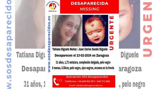Un bebe de 8 mois porte disparu a Saragosse retrouve