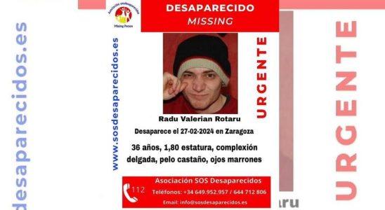Un homme de 36 ans disparait a Saragosse
