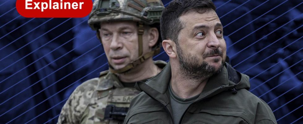 Zelensky prend ces risques en remplacant le commandant en chef