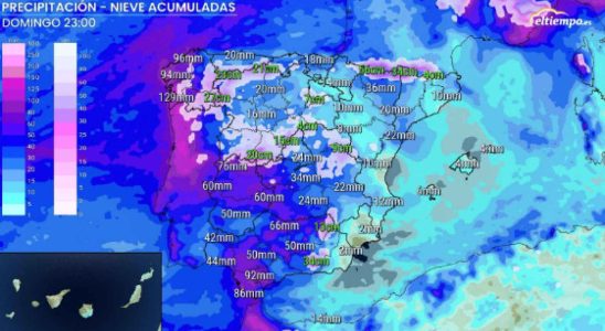 la neige et la pluie reviennent dans ces zones