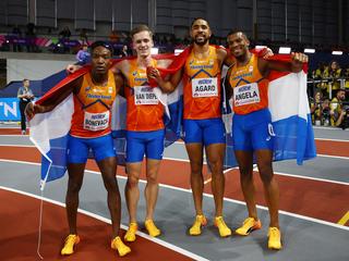 Nederlandse estafettemannen pakken brons op 4x400 meter bij WK indoor