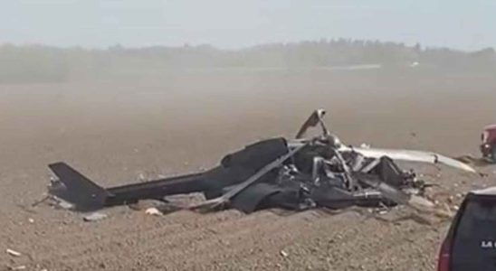 Au moins deux morts apres le crash dun helicoptere militaire