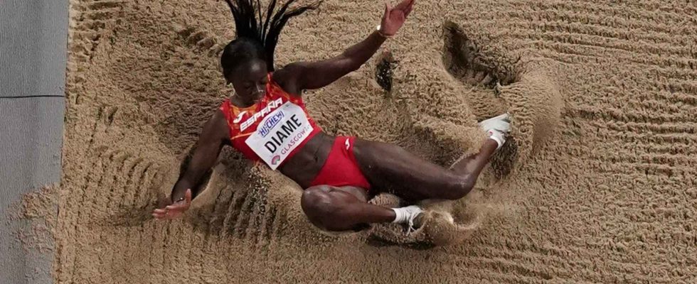 Fatima Diame remporte le bronze au saut en longueur avec