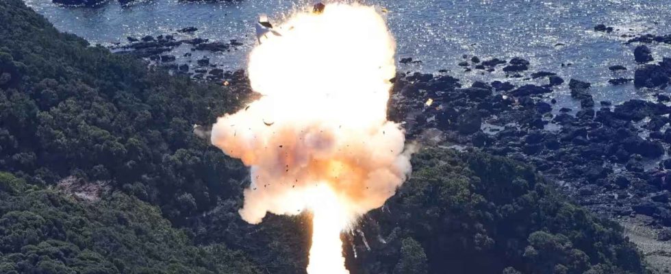 La fusee japonaise Space One Korios explose quelques secondes seulement
