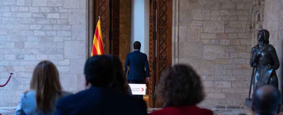 La politique catalane flotte dans les airs a lepoque de