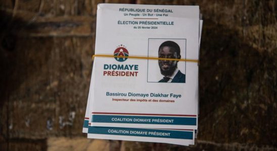 Le candidat officiel derriere lopposition Diomaye Faye aux elections senegalaises