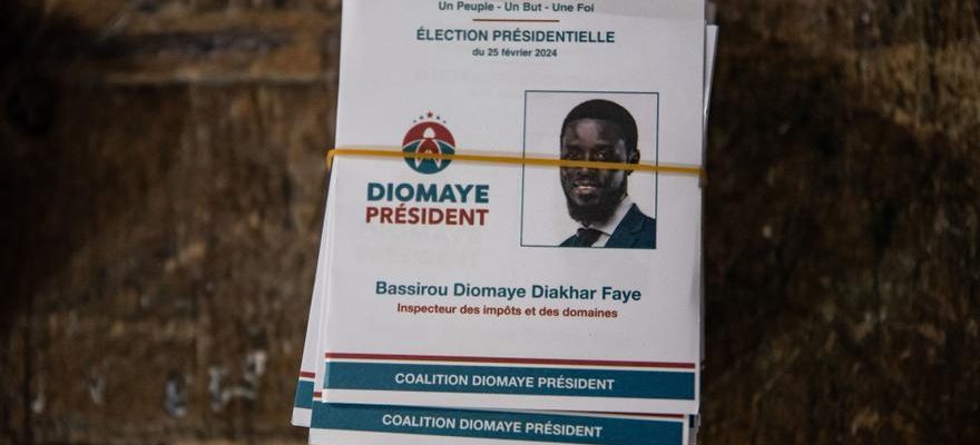 Le candidat officiel derriere lopposition Diomaye Faye aux elections senegalaises