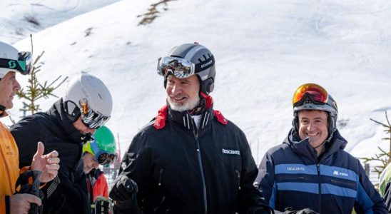 Le roi Felipe revient dans les Pyrenees aragonaises pour skier