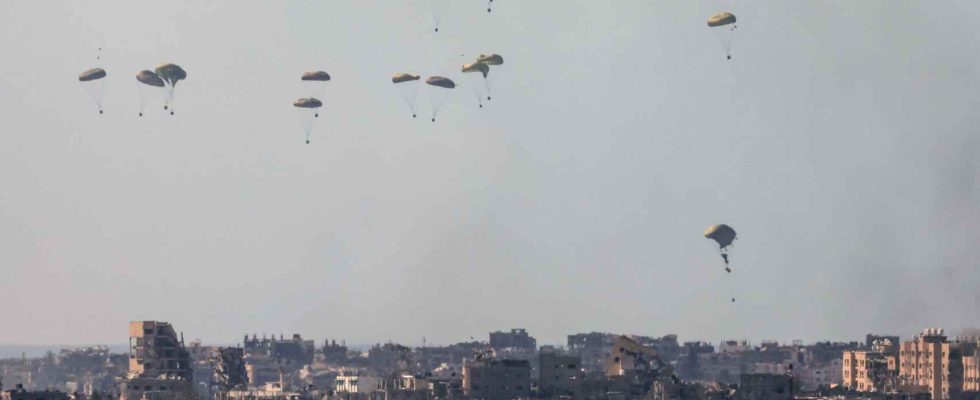 Lechec dun parachute dans le programme daide a Gaza fait
