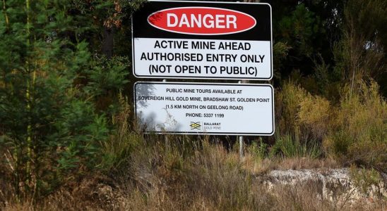 Un glissement de terrain dans une mine australienne fait au